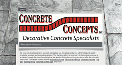 Desktop Screenshot of concreteconceptssd.com