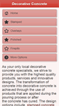 Mobile Screenshot of concreteconceptssd.com